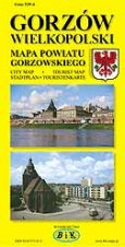 Gorzów Wielkopolski z mapą powiatu